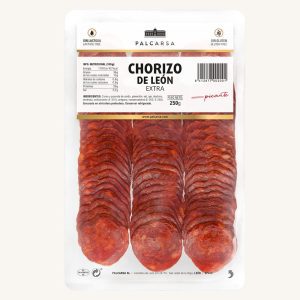 Palcarsa Chorizo from Leon picante (spicy and smoked) extra, pre-sliced 250 gr