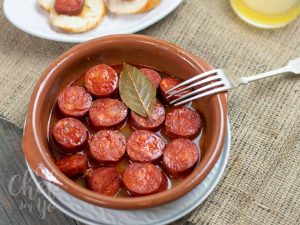 Chorizo a la sidra