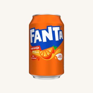 Fanta naranja soft drink 5 percent can 33cl