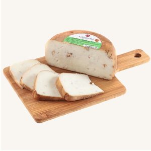 Cabra amb nous handwerklich hergestellter Ziegenkäse mit Walnüssen, Mini-Laib