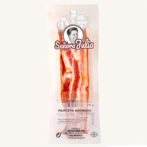 Señora Julia Panceta adobada (marinated pork belly), piece 250 gr