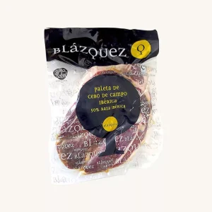 Iberischer Vorderschinken ohne Knochen, 50 % de Cebo de Campo (Paleta), grünes Etikett – aus Guijuelo, Salamanca