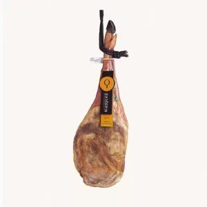 Ibérico 50% de Cebo de Granja Vorderschinken (Paleta) Weißes Etikett – aus Guijuelo, Salamanca