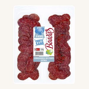Truthahn Longaniza extra, vorgeschnitten