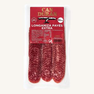 Longaniza de Payés (rustikal) extra, aus Katalonien, vorgeschnitten