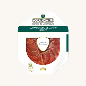 Lomo (gepökelte Lende) 50 % Ibérico de Cebo de Campo – traditionell aus Extremadura, vorgeschnitten