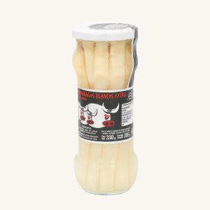 El Encierro White asparagus (espárragos blancos), DOP Navarra, 9:12 pieces, jar 370g