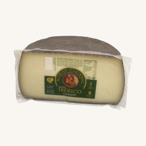 Ibérico-Käse aus gemischter Milch, 4 - 6 Monate Reifung, halbes Laib
