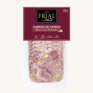 Frial Cabeza de cerdo Ibérico pig´s head with pistachios from Madrid pre sliced 150 gr B