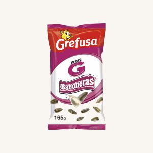 Grefusa Pipas G Baconeras, toasted sunflower seeds with bacon flavour, medium bag 165g