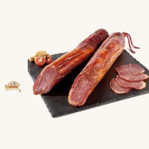 La Alegría Lomo curado (cured loin) Reserva, from La Rioja, media caña (half piece) approx. 350 gr A