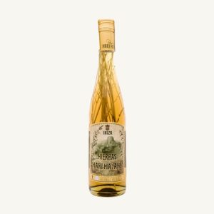 Artisan Ibizan Herbs Likör (Licor de Hierbas Ibicencas) mit Kräuterzweigen, IGP aus Ibiza, Flasche 70cl