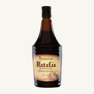Ratafia de Montserrat Walnuss- und Kräuterlikör (licor de nous / nueces), katalanisches Ratafia IGP, Flasche 70 cl