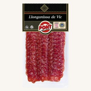 Pont Llonganissa de Vic (IGP), from Catalonia, pre-sliced 90 gr