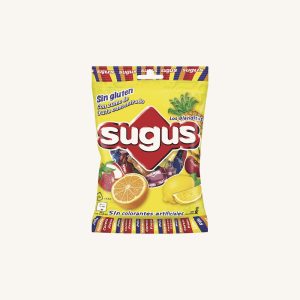 Sugus assortment of chewy soft fruit flavoured candies, small bag 150g