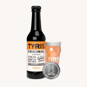 Tyris Original handwerklich gebrautes Bier im Stil Blonde Ale aus Valencia, Flasche