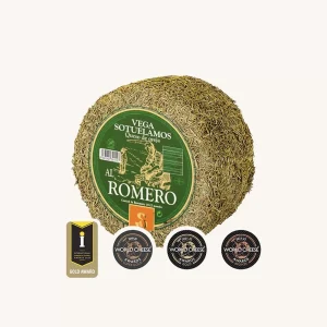 Vega Sotuelamos Aged sheep's cheese with rosemary (al romero), mini wheel 1kg