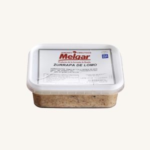 Zurrapa de Lomo classic (blanca), cured loin spread, from Malaga, small terrine 250g